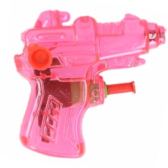 Mini waterpistool roze 7 cm