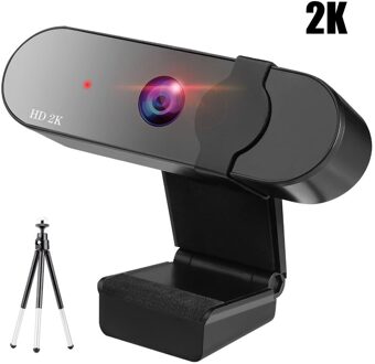 Mini Webcam Met Microfoon Full Hd 1080P/2K Usb Pc Laptop Computer Camera 'S Voor Meeting Kantoor Conferentie online Studie