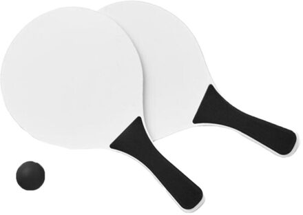 Mini wedstrijd klein strandtennis set Zwart - One size