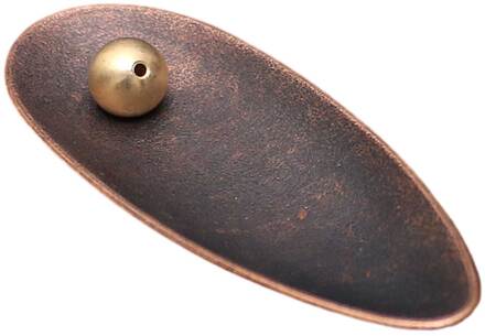 Mini Wierook Houder Japanse Stijl 2-Kleur Wierook Insert Draagbare Wierook Houder Voor Thuis Universele Indoor Wierook Stok Houder paars bronzen