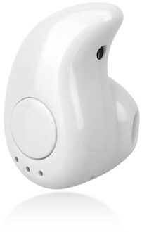Mini Wireless In-Ear Oortelefoon Handsfree Oortelefoon Blutooth Stereo Auriculares Oordopjes Bass Bluetooth Headset wit