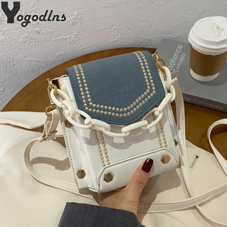 Mini Women PU Leather Shoulder Bags Female Flap Messenger Bag Wallet Chain Designer Small Crossbody Bag PU Ladies Handbags Purse