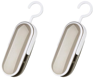 Mini Zak Sealer, Draagbare Warmte Vacuüm Sealers Plastic Sealer, 2 In 1 Heat Seal En Cutter Voor Plastic Zakken Voedsel Opslag