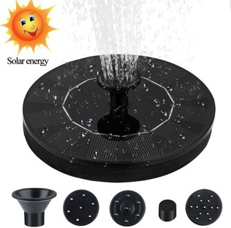 Mini Zonne-energie Fontein Garden Pool Vijver Zonnepaneel Fontein Tuin Decoratie Fontein Acryl