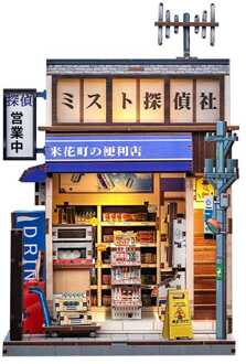 Miniature House Model Kit Beika-cho Convenience Store 22 x 15 cm