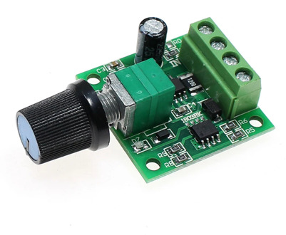 Miniature PWM speed controller DC1.8-12V DC motor 0~100% adjustable drive module input 2A PWM DC motor speed regulator