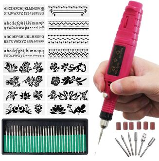 Miniatuur Graveren Pen Mini Diy Vibro Graveren Tool Kit Voor Metaal Keramische Plastic Hout Sieraden, Us Plug