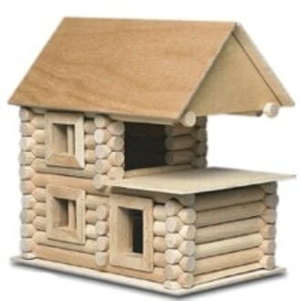 Miniatuur Natuurlijke 3D Poppenhuis Speelgoed Educatief Speelgoed 100% Houten Villa Huis Handgemaakte Thuis Super Creatieve Set