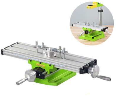 Miniatuur Precisie Multifunctionele Freesmachine Bankje Boor Bankschroef Armatuur Werktafel X Y-As Aanpassing Coördineren Tafel