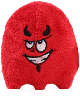 Minifeet anti-stress pluche speelgoed Rood - One size