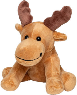 Minifeet emil eland pluche speelgoed - maat One size Bruin