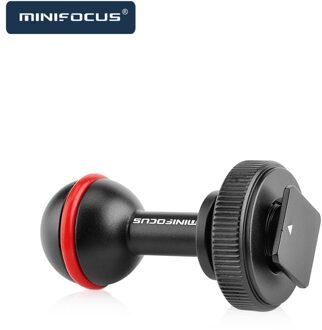 Minifocus Koud Flitsschoen Bal Mount Arm Base Adapter Draaibaar Voor Duiken Behuizing Arm Systeem Onderwater Fotografie
