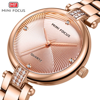 Minifocus New Arrival Women Watch Famous Luxury Brand Fashion Quartz Watches Waterproof Stainless Steel Lady Clock reloj mujer