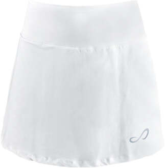 Minimal High Waist Rok Dames-Wit,Zilver - XL