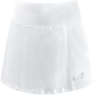 Minimal High Waist Rok Dames-Wit,Zilver