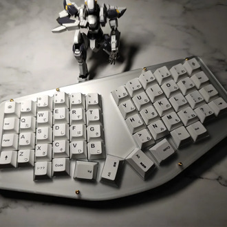 Minimalist White Japanese Keycaps for Mechanical Keyboard Keycap PBT Sublimation Key Cap Cherry Profile