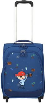 Minimover kinderkoffer S pirat Blauw