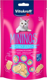 Mininos Fancy Jerky - Zalm - Kattensnack - 40 g