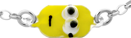 'Minion' Kinderarmband van 925 Sterling Zilver - Zilver ZA-7135