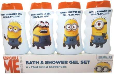 Minions Bath & Showergel - Travelset - 4 X 75ml