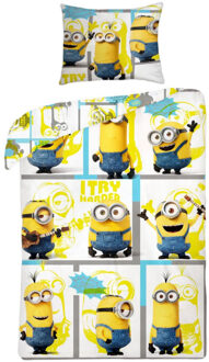 Minions dekbedovertrek 140 x 200 cm