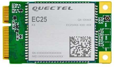 MINIPCIE LTE Cat 4 module EC25-E, EC25-EU, EC25-EUX, EC25-J, EC25-A, EC25-V, EC25-AF,EC25-AU and EC25-AUX