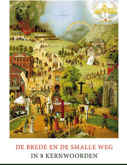 Miniposter 'De brede en de smalle weg' (A4) -  MJ Ruissen (ISBN: 9789461151704)