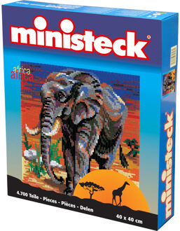 Ministeck Afrikaanse Olifant Multikleur