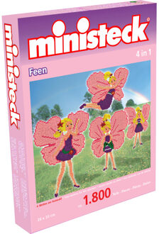 Ministeck Elfen 4-in-1 - 1800 stukjes Roze