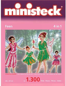 Ministeck feeën 4-in-1 set 1100 stukjes Multikleur