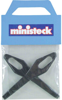 Ministeck Hefboompje 2 Stuks Grijs