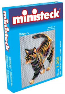 Ministeck Kat 1300 Stukjes Blauw