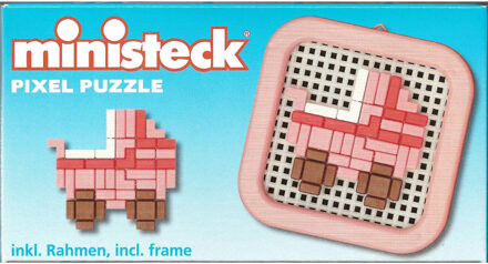 Ministeck Kinderwagen Met Lijstje Multikleur