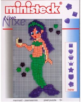 Ministeck Ministeck fee en zeemeermin met ornamenten, 2-voudig assortiment (6)