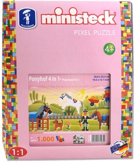 Ministeck Ponystal 4 In 1 (1000 Stukjes)