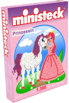 Ministeck prinses en paard Roze