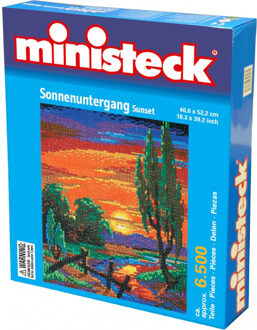 Ministeck zonsondergang 6600 stukjes Multikleur