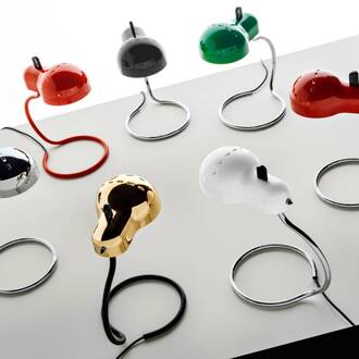 Minitopo LED tafellamp, speciaal rood