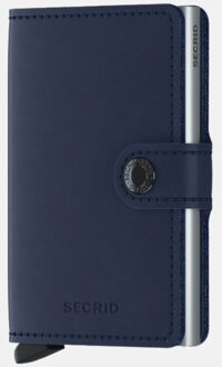 Miniwallet Original Pasjeshouder van leer Donkerblauw - 1 maat