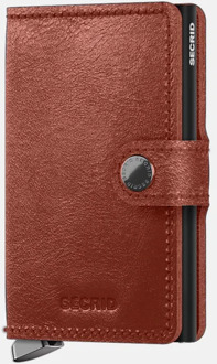 Miniwallet pasjeshouder basco brown Bruin