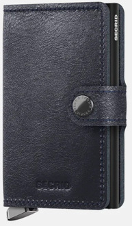 Miniwallet pasjeshouder basco navy Blauw