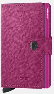 Miniwallet pasjeshouder crisple fuchsia Roze