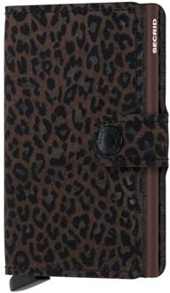 Miniwallet pasjeshouder leo brown Panter