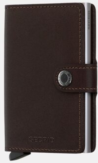 Miniwallet Portemonnee Bruin