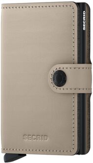 Miniwallet Portemonnee Matte desert Dames portemonnee Beige - H 10.2 x B 6.5 x D 2.1