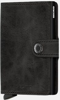 Miniwallet Portemonnee Zwart