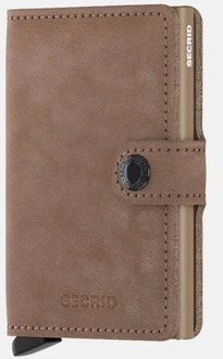 Miniwallet vintage taupe