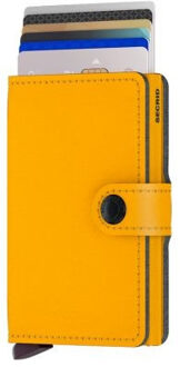 Miniwallet Yard pasjeshouder powder ochre Geel