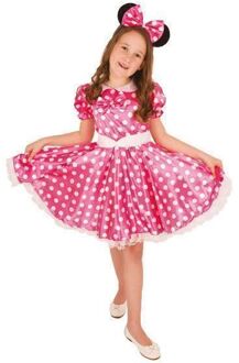 Minnie mouse kostuum kind roze