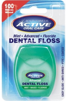 Mint Dental Floss Dental Floss Mint Waxed With Fluoride 100 Meters